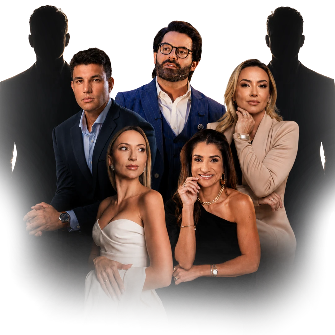 Palestrantes do ATLAS: Dr. Diogo Fagundes, Dra. Larissa Bastos, Diego Gil, Dra. Manuela Azevedo e Gabrielle Brandão
