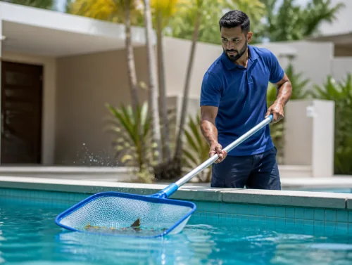 Serviço de manutenção de piscinas
